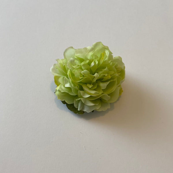 Classic Vintage Green Carnation Hair Clip