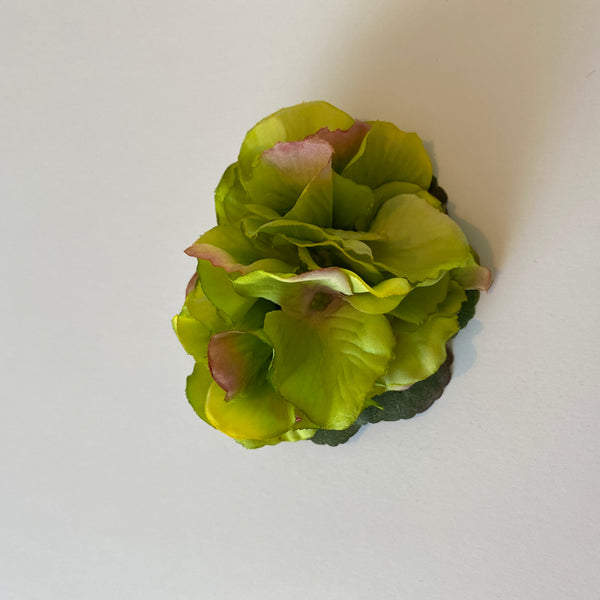 Classic Vintage Green Hydrangea Hair Clip