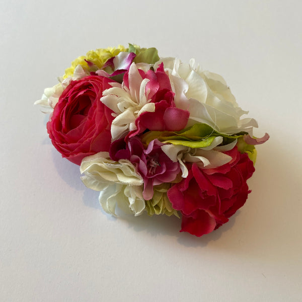 Classic Vintage Rose, Hydrangea & Dahlia Hair Clip
