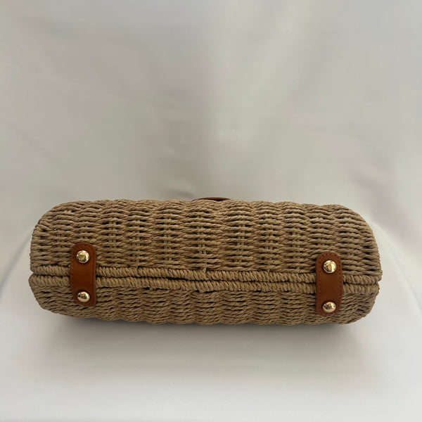 Classic Ada-May Handbag in Nut Brown - Vintage Inspired