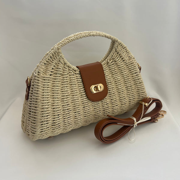 Classic Ada-May Handbag in Cream - Vintage Inspired