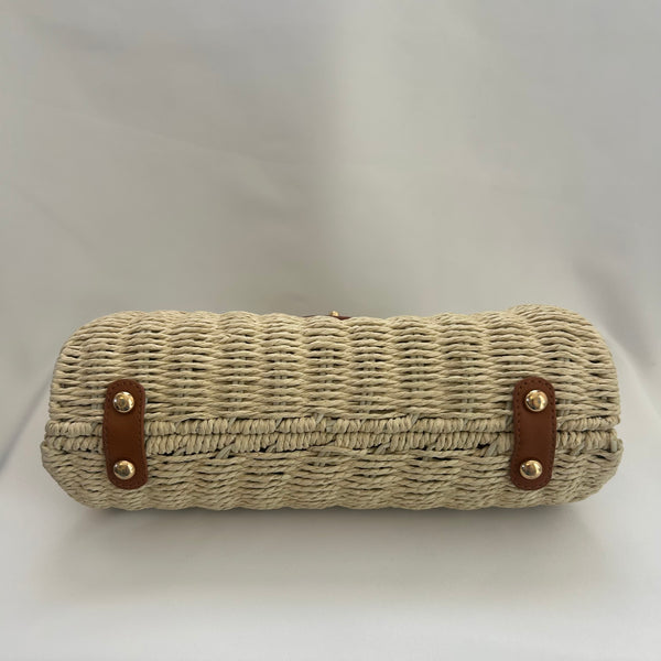 Classic Ada-May Handbag in Cream - Vintage Inspired
