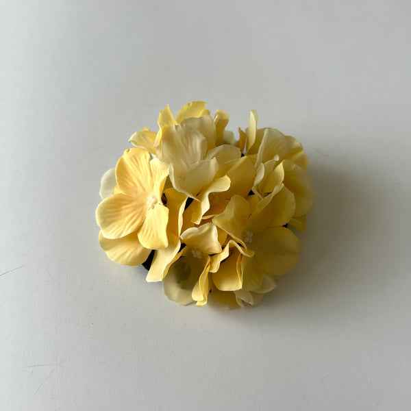 Classic Vintage Apricot Blush Hydrangea Hair Clip