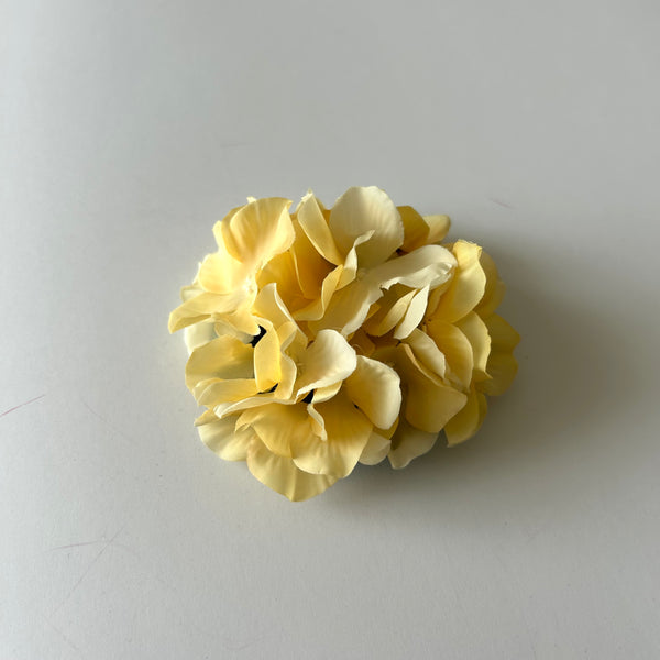 Classic Vintage Apricot Blush Hydrangea Hair Clip