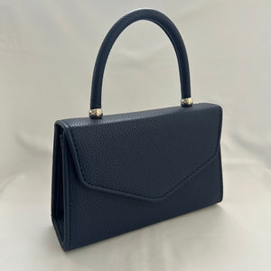 Classic Lucille Handbag in Navy Blue - Vintage Inspired