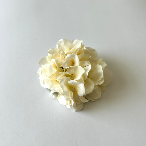 Classic Vintage Cream Hydrangea Flower Hair Clip