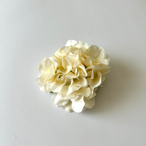 Classic Vintage Cream Hydrangea Flower Hair Clip