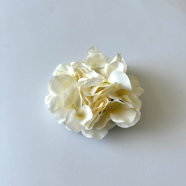 Classic Vintage Cream Hydrangea Flower Hair Clip