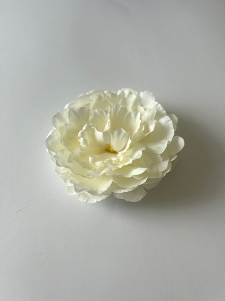 Classic Vintage Cream Peony Flower Hair Clip