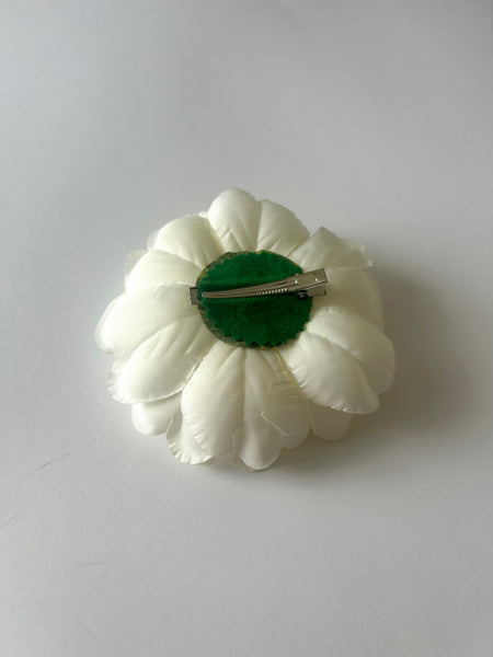 Classic Vintage Cream Peony Flower Hair Clip