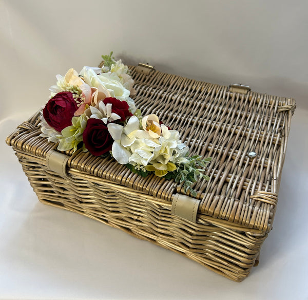 Classic Dolly Basket in Antique Wash Wicker- Vintage Inspired