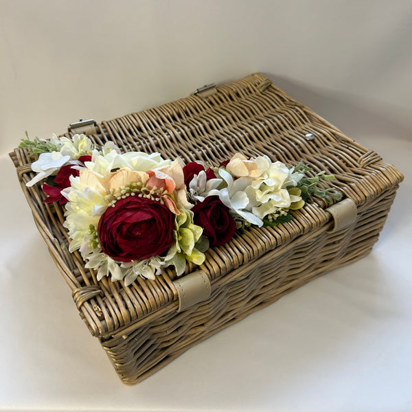 Classic Dolly Basket in Antique Wash Wicker- Vintage Inspired