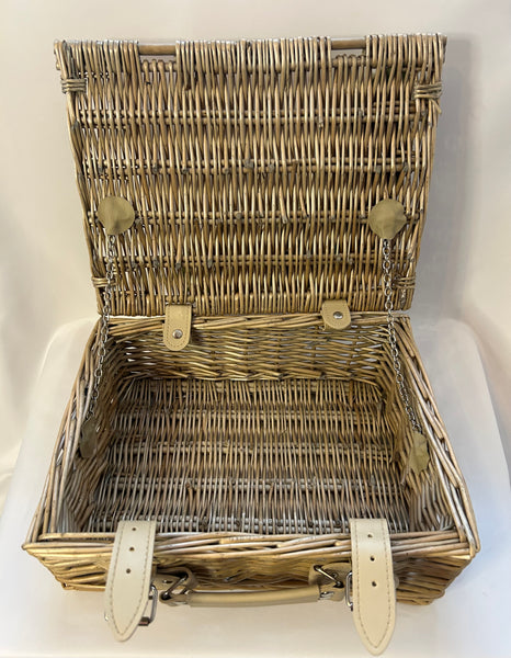 Classic Dolly Basket in Antique Wash Wicker- Vintage Inspired