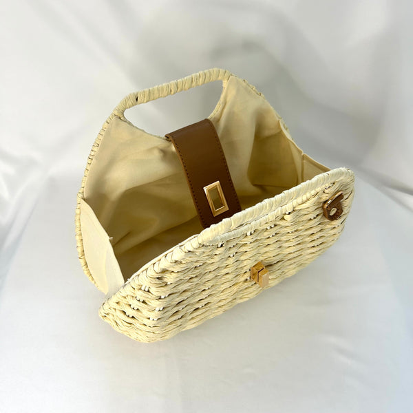 Classic Elsie-May Handbag in Cream - Vintage Inspired