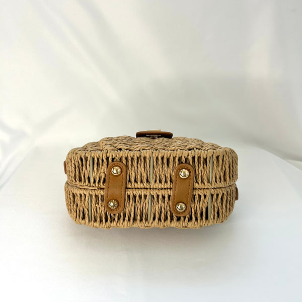 Classic Essie-May Handbag in Nut Brown - Vintage Inspired