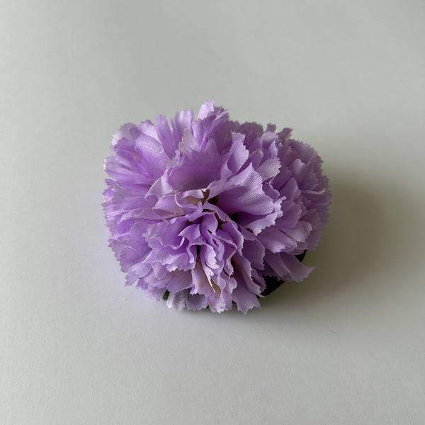 Classic Vintage Lavender Carnation Flower Hair Clip