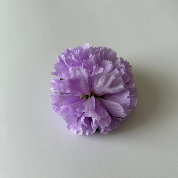 Classic Vintage Lavender Carnation Flower Hair Clip