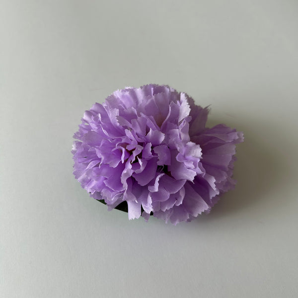Classic Vintage Lavender Carnation Flower Hair Clip