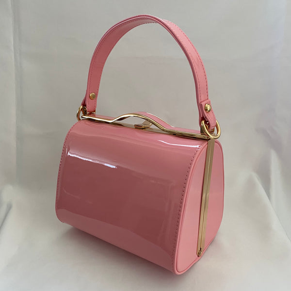 Classic Lilly Handbag in Carnation Pink - Vintage Inspired