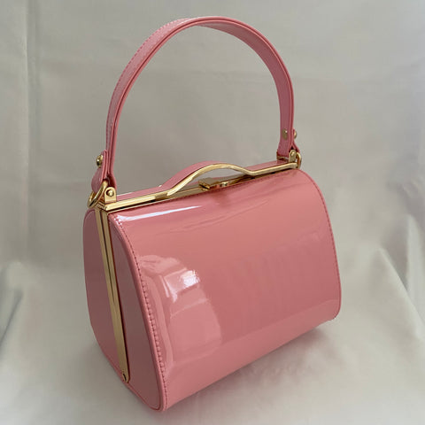 Classic Lilly Handbag in Carnation Pink - Vintage Inspired