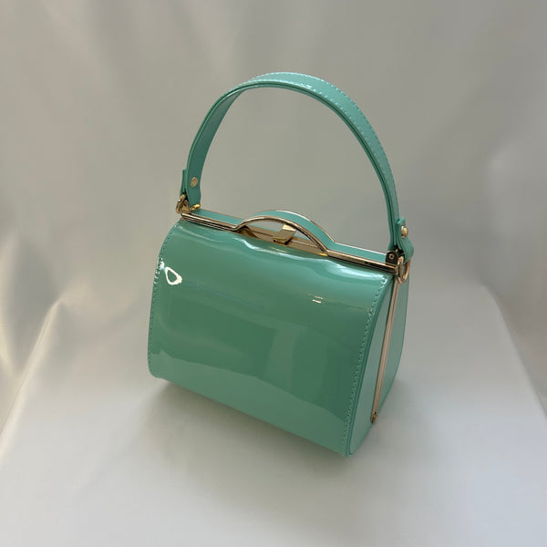 Classic Lilly Handbag in Mint Green - Vintage Inspired