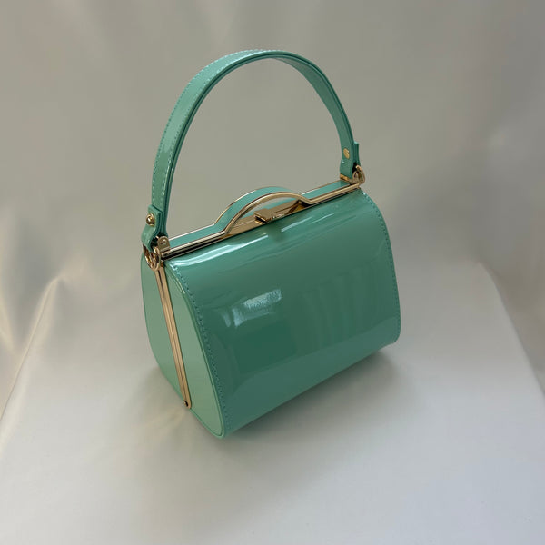 Classic Lilly Handbag in Mint Green - Vintage Inspired