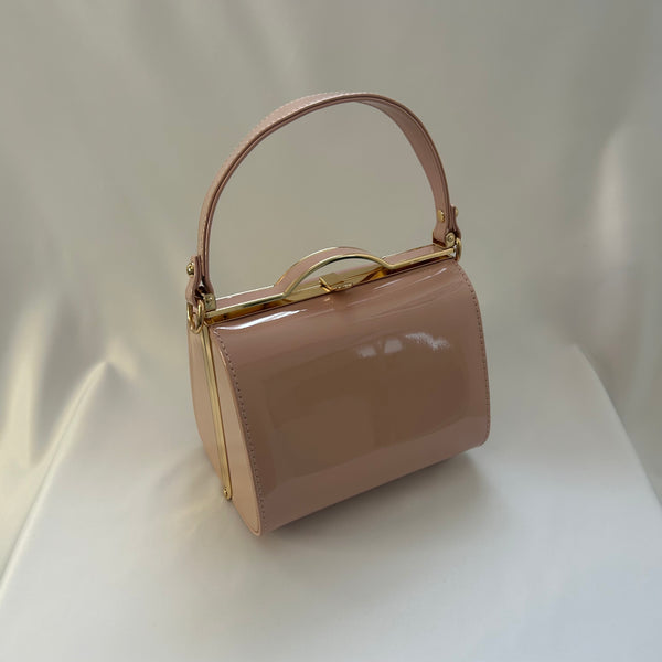 Classic Lilly Handbag in Nude - Vintage Inspired
