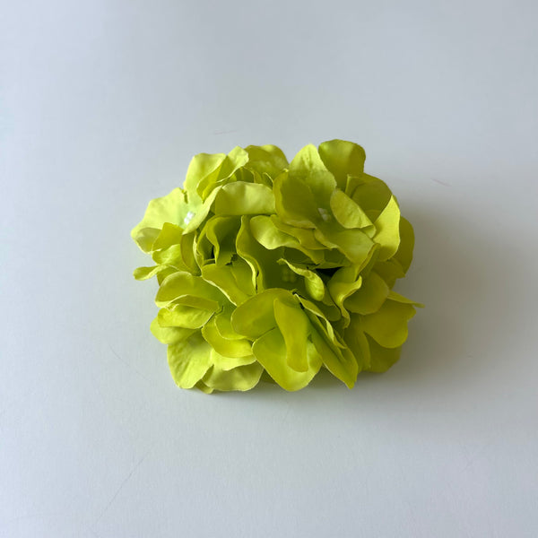 Classic Vintage Lime Green Hydrangea Flower Hair Clip