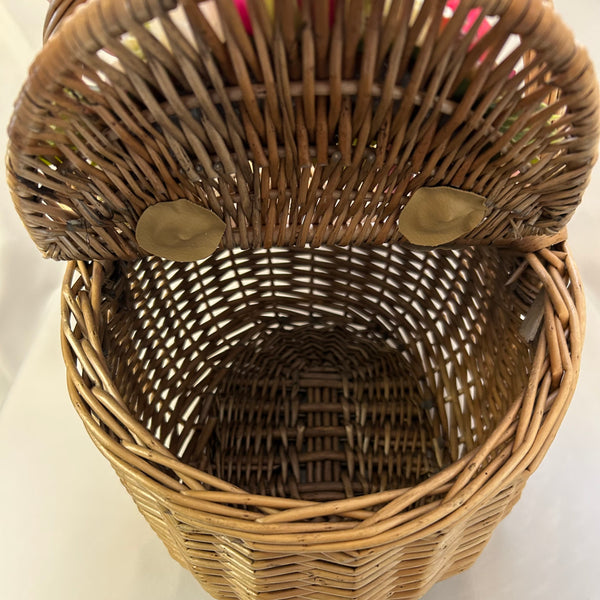 Classic Lottie Basket in Natural Wicker - Vintage Inspired