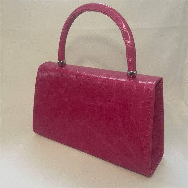 Classic Lucy Handbag in Pink - Vintage Inspired