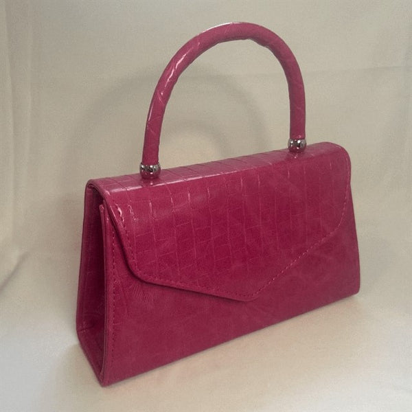 Classic Lucy Handbag in Pink - Vintage Inspired