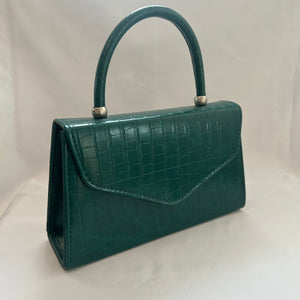Classic Lucy Handbag in Vintage Green - Vintage Inspired