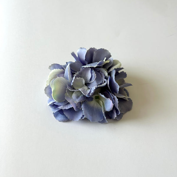 Classic Vintage Pale Blue Hydrangea Flower Hair Clip