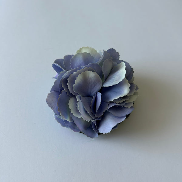 Classic Vintage Pale Blue Hydrangea Flower Hair Clip