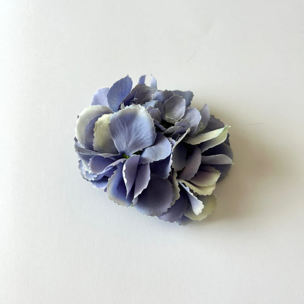 Classic Vintage Pale Blue Hydrangea Flower Hair Clip