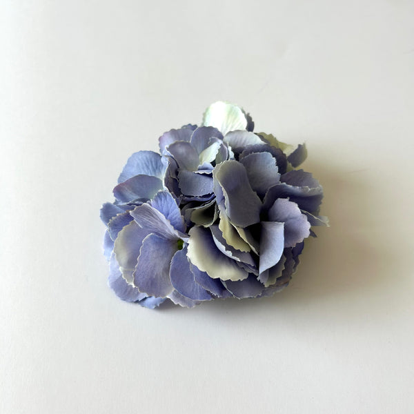 Classic Vintage Pale Blue Hydrangea Flower Hair Clip