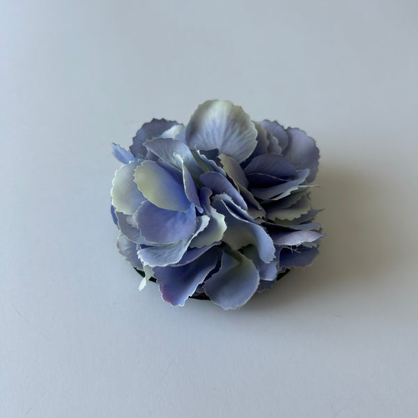 Classic Vintage Pale Blue Hydrangea Flower Hair Clip