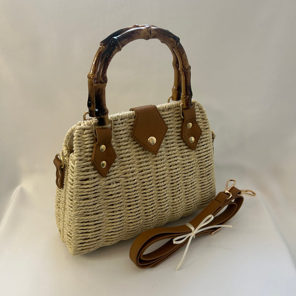 Classic Penny-May Handbag in Cream - Vintage Inspired