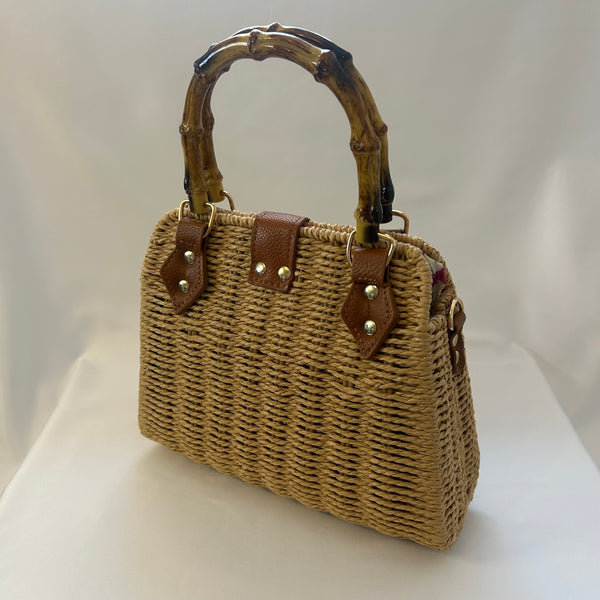 Classic Penny-May Handbag in Nut Brown - Vintage Inspired