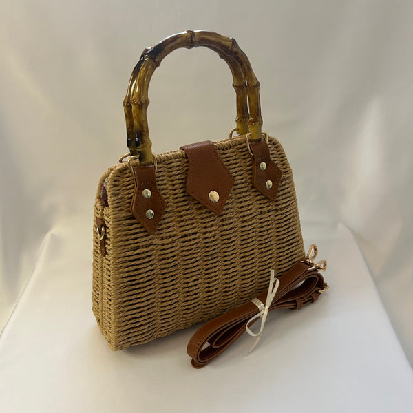 Classic Penny-May Handbag in Nut Brown - Vintage Inspired