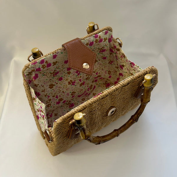 Classic Penny-May Handbag in Nut Brown - Vintage Inspired