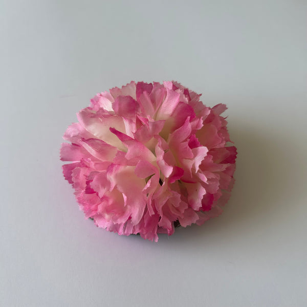 Classic Vintage Pink Carnations Flower Hair Clip