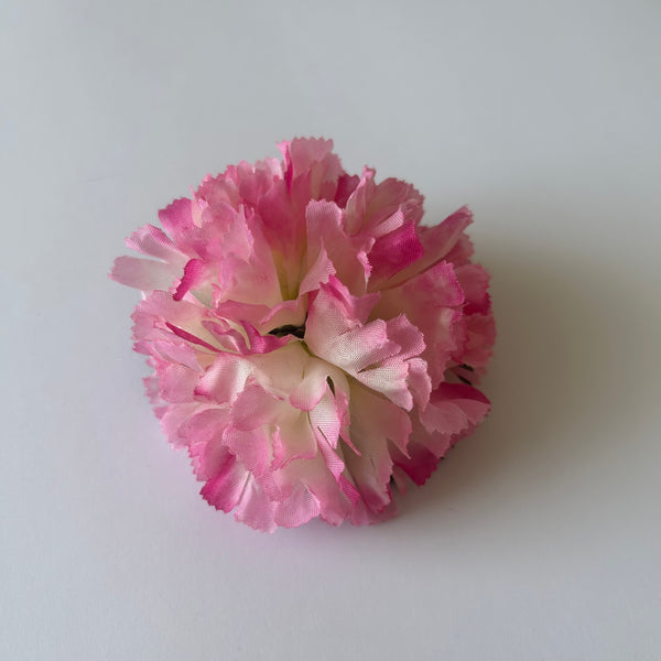 Classic Vintage Pink Carnations Flower Hair Clip
