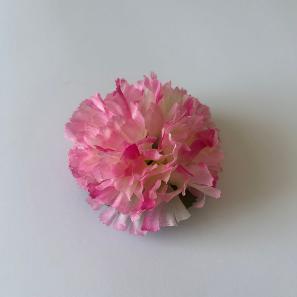Classic Vintage Pink Carnations Flower Hair Clip