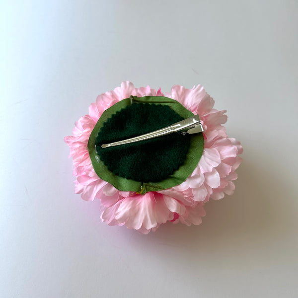 Classic Vintage Pink Cherry Blossom Flower Hair Clip