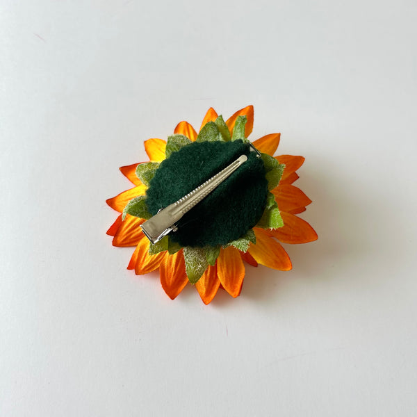 Classic Vintage Sunflower Flower Hair Clip
