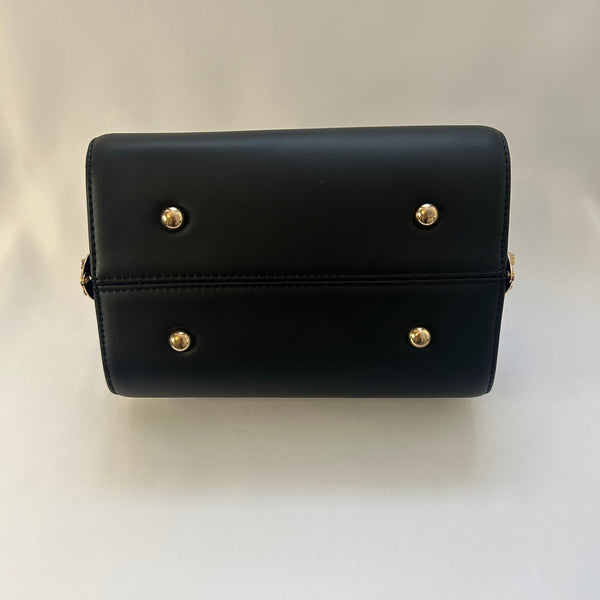 Classic Tia Handbag in Black - Vintage Inspired
