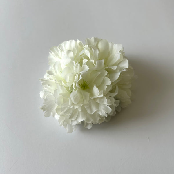 Classic Vintage White Cherry Blossom Flower Hair Clip