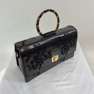 Classic Evie Handbag in Black Slate
