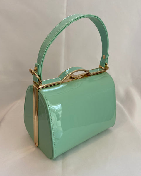 Classic Lilly Handbag in Mint Green - Vintage Inspired